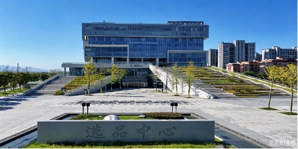 龙港选品中心大楼外观